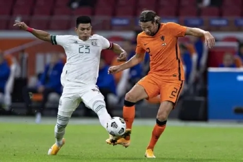 México gana 1-0 a Holanda con gol de Raúl Jiménez en partido amistoso