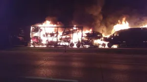 En choque arde nodriza en el Arco Norte