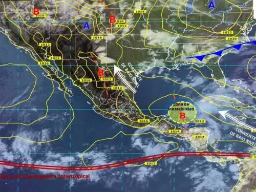 Alerta en Chiapas y Península de Yucatán por potencial de trombas