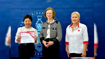 Rectora de la BUAP entrega donativos de la comunidad universitaria a la Cruz Roja Mexicana