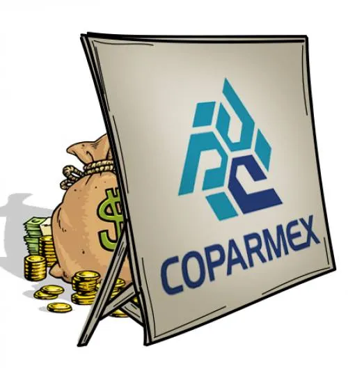 Coparmex: no da mordida, pero sí las recibe