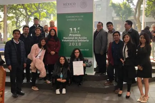 Alumnos BUAP ganan Mención Honorífica en el Premio Nacional de Acción Voluntaria y Solidaria