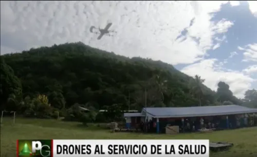 Usan drones para llevar vacunas contra la tuberculosis a pueblos remotos