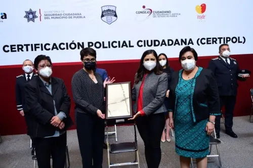 Con certificación nacional, Ayuntamiento de Puebla optimiza su cuerpo policial
