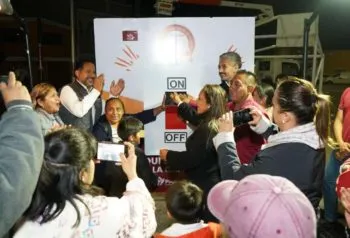 Entrega Ayuntamiento de Puebla modernización de luminarias en beneficio de más de 17 mil habitantes de La Resurrección