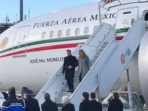 Llega Peña Nieto a París para visita de trabajo a la OCDE