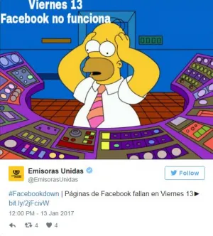 Los memes por la caída de Facebook
