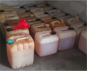 La PGJ Puebla detuvo a 2 personas y recuperó 2 mil litros de gasolina
