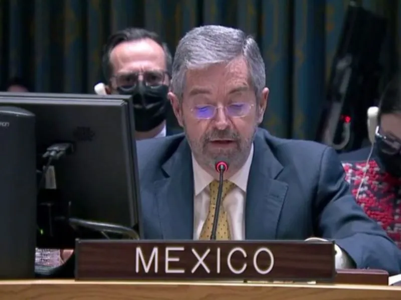 México y Francia presentarán proyecto de resolución para cese de ataques en Ucrania
