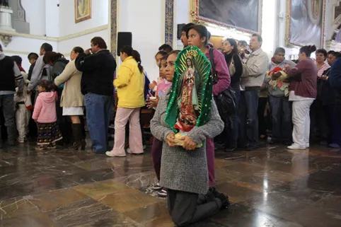 La Virgen de Guadalupe, ícono de fe religiosa