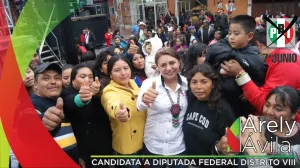 Arely Ávila cierra campaña en Ciudad Serdán