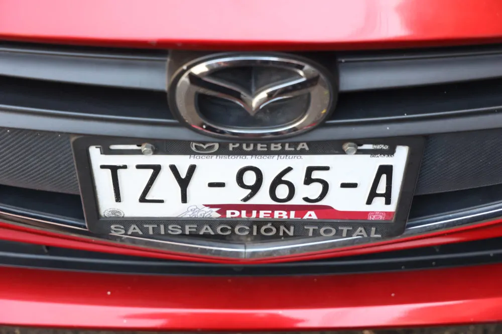 Placas de circulación