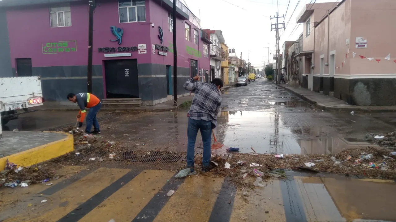 Inundaciones en San Pedro Cholula