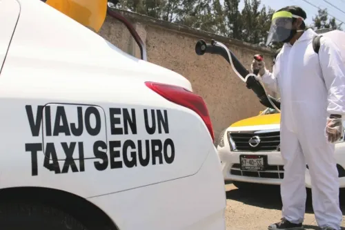 Intensifica SMT y SSP operativos para que taxis y servicio ejecutivo respeten horario
