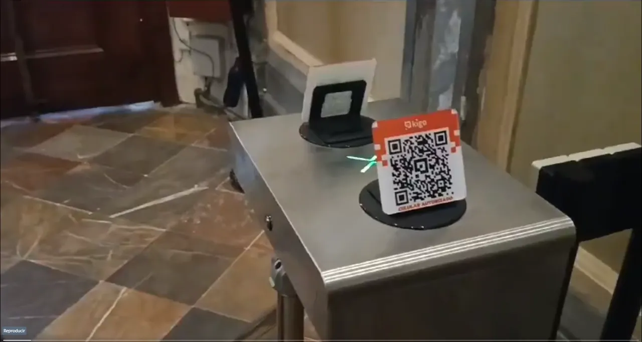 Acceso al Palacio Municipal mediante código QR