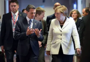 Presidentes de México y Alemania inauguran exposición sobre cultura Maya