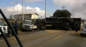 Dos muertos deja accidente en la Amozoc-Oriental