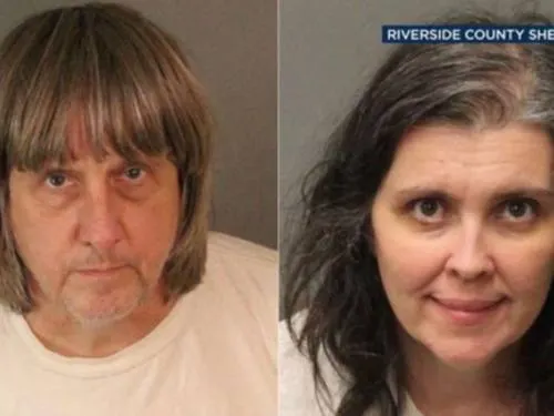 Rescatan a 13 hermanos encadenados en California