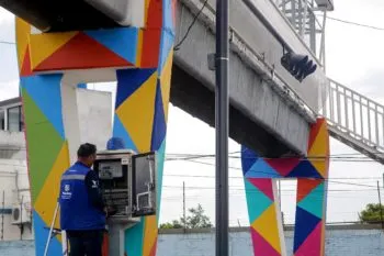 Descarta Ayuntamiento de Puebla retirar puente peatonal al inicio de la Recta a Cholula; sincronizará semáforos