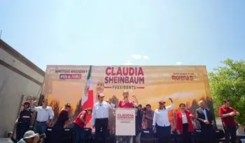 Claudia Sheinbaum se compromete enfrentar la escasez de agua en Nuevo León 