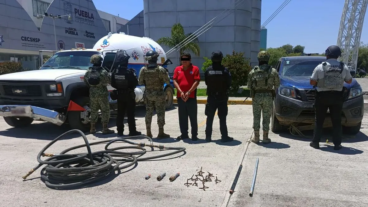 Detenido Huachicol San Matias Tlalancaleca