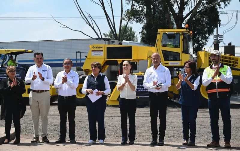 sheinbaum-trenes-pavimentacion-sict-edomex