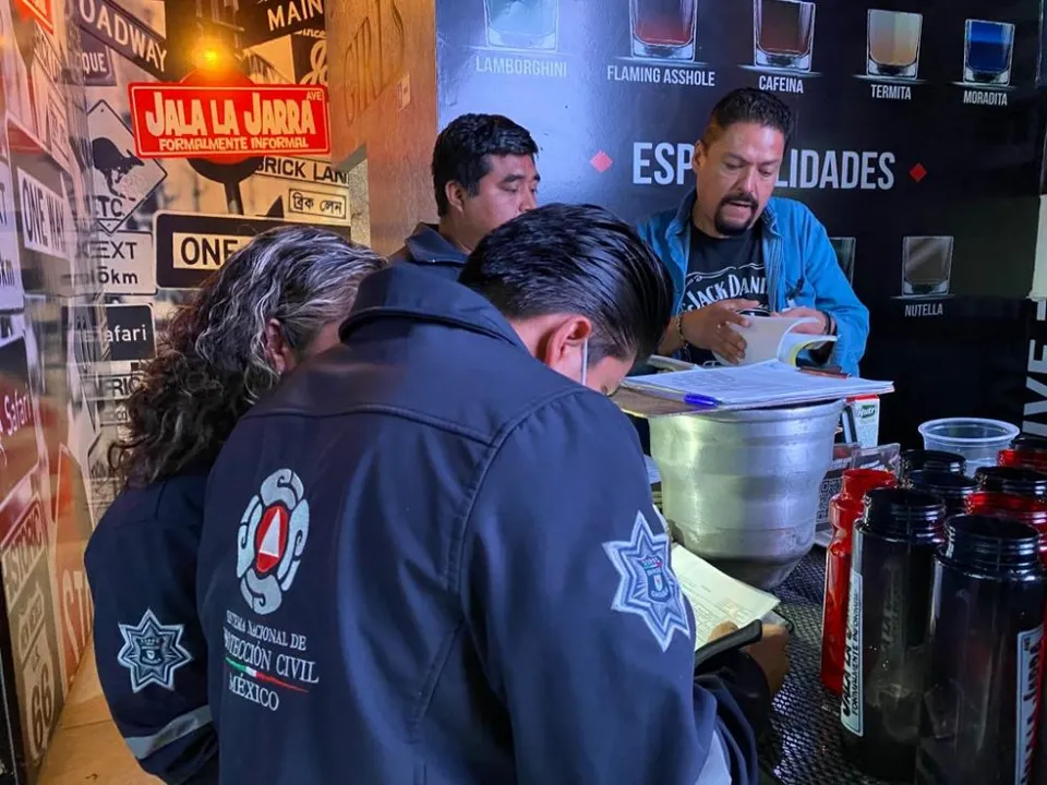 Continúa seguridad pública de San Andrés Cholula con operativos de revisión en antros