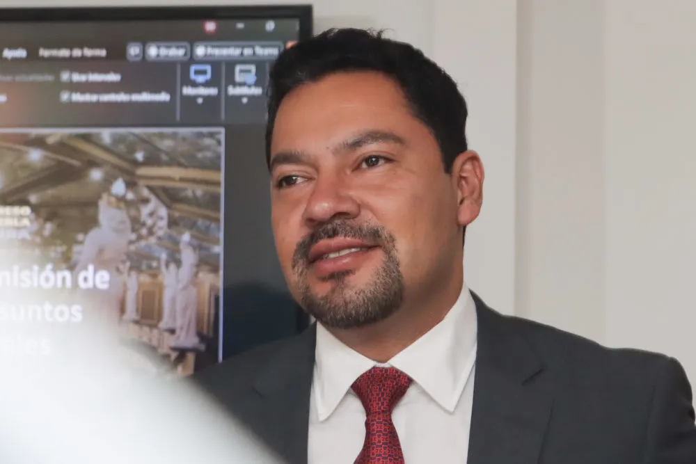 Andrés Villegas Mendoza, presidente del Consejo Estatal de Morena Puebla