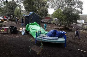 Desalojan a familias de zona del Ajusco