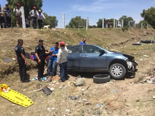 Cuatro personas heridas, saldo de volcadura en la Puebla-Orizaba