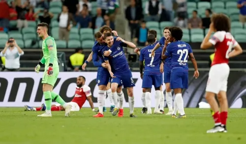 Chelsea golea 4-1 al Arsenal y conquista la Europa League