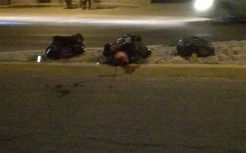 Abandonan 13 bolsas con restos humanos en Jalisco