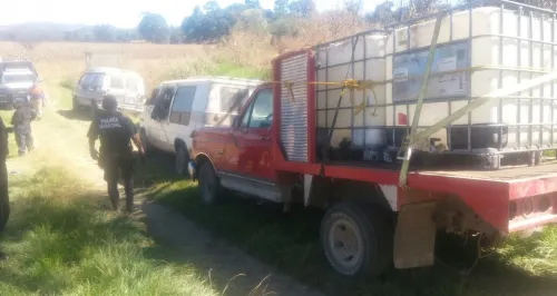 Fueron asegurados 11 vehículos utilizados para trasiego de combustible