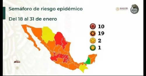 Puebla se queda dos semanas más en naranja en el Semáforo Covid federal