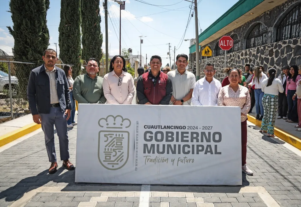 Cumple Gobierno de Cuautlancingo compromisos y mejora movilidad en Privada Kinte