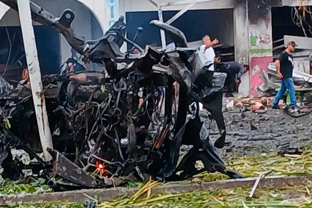 Explosion Coche Bomba Michoacan