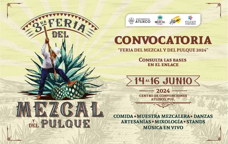 CONVOCATORIA FERIA DEL MEZCAL Y DEL PULQUE 2024