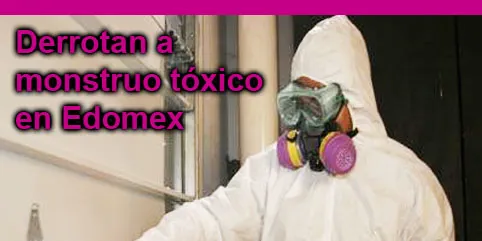 Derrotan a monstruo tóxico en Edomex