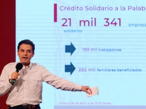 Reciben más de 21 mil empresarios solidarios primeros créditos