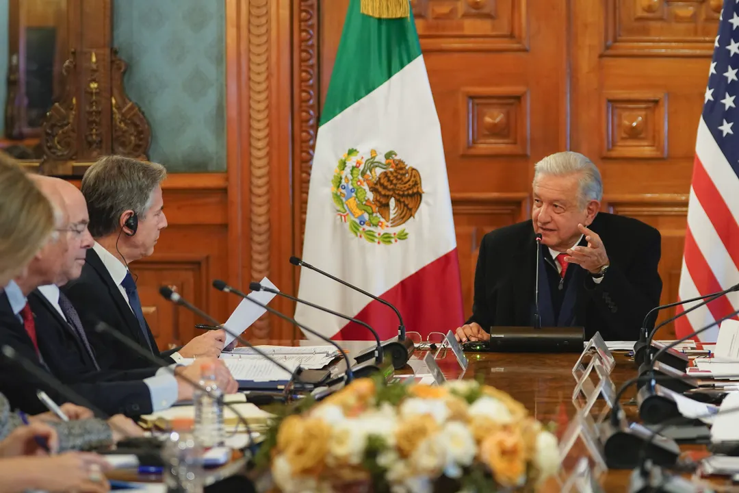 AMLO y Blinken
