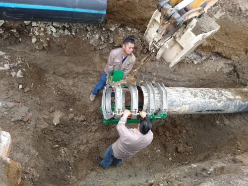 Concluyen trabajos de mantenimiento y reparación de fuga en línea de conduccion del Acuaférico