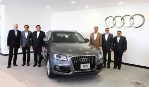 RMV y directivos de Audi inauguran oficinas temporales en San José Chiapa