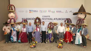 Recibe RMV convite para Festival Atlixcáyotl