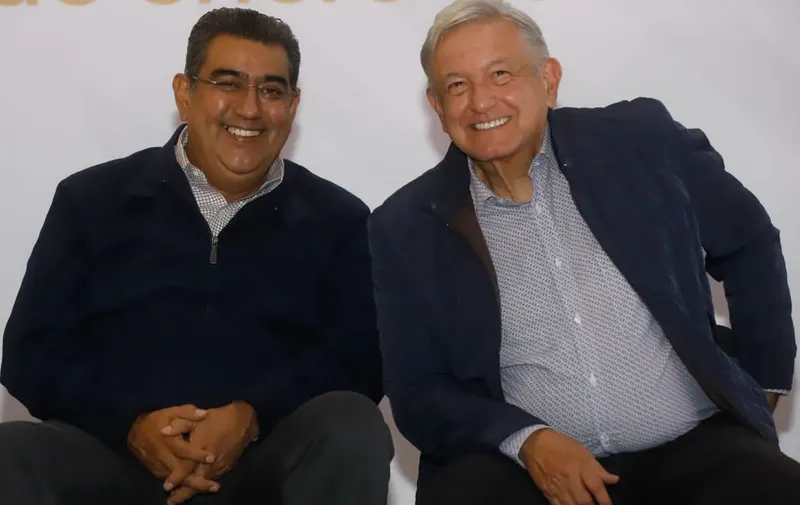 Sergio Salomón Céspedes Peregrina y Andrés Manuel López Obrador