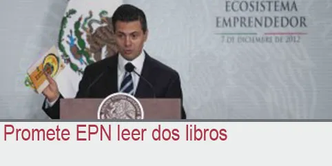 Promete EPN leer dos libros
