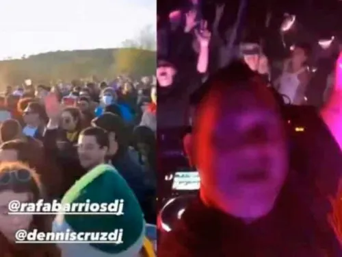 Les vale el Covid y arman “fiesta secreta” hasta con DJ extranjeros