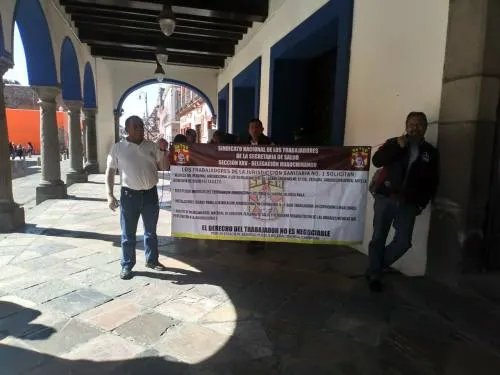 Trabajadores exigen reubicación de las instalaciones de la Jurisdicción Sanitaria 1