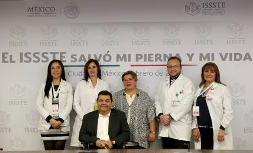 Salvan médicos del  ISSSTE pierna y vida a paciente con pie diabético y gangrena venosa