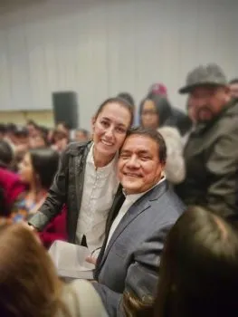 Julio Huerta inicia trabajo coordinando con Claudia Sheinbaum