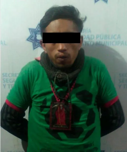 Aseguran a probable responsable de robo a negocio en San Manuel